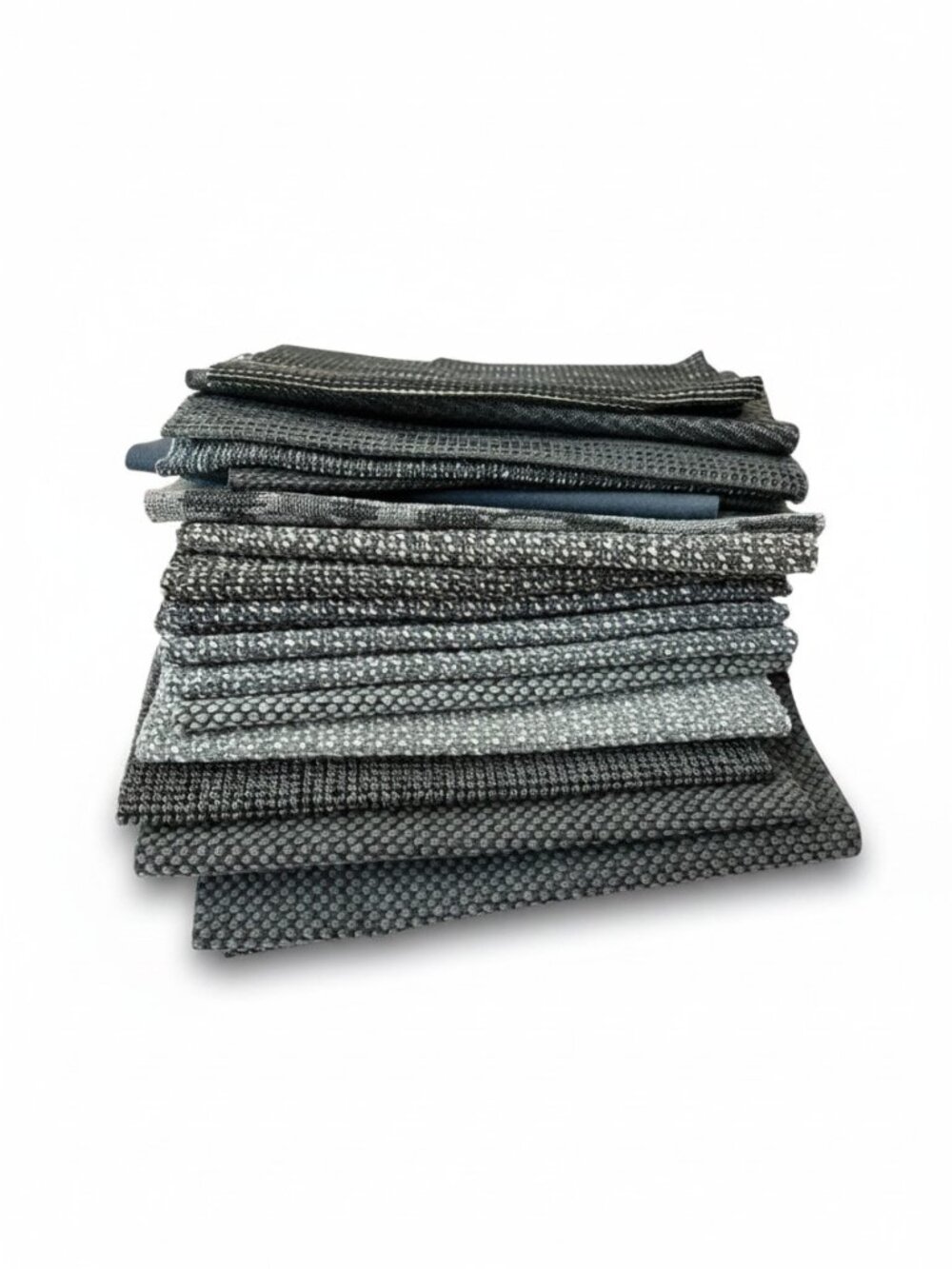 20 Designer Upholstery Fabric Remnants Gray | Quilting Squares Craft Textile